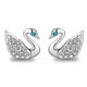 swarovski oorbellen swan collection met groen hart crystal 1001oorbellen - 4 - Thumbnail