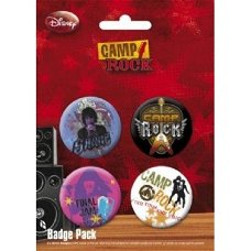 Camp Rock buttons bij Stichting Superwens!