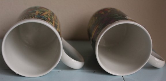 2 bekers Panda's en tropische vogels - Afbeelding 4