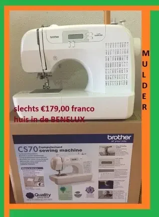 Nieuw van BROTHER MODEL CS-70 3 JAAR GARANTIE NU ACTIEPRIJS €188,00 - nr. 1