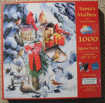 SunsOut - Santa's Mailbox - 1000 Stukjes Nieuw - 2