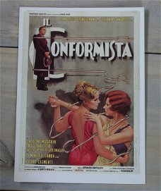 ansichtkaart van de film: Il Conformista