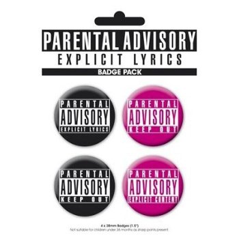 Parental Advisory buttons bij Stichting Superwens! - 1