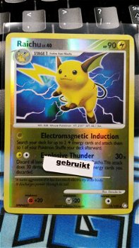 Raichu 15/123 Holo (reverse) DP Mysterious Treasures gebruikt - 1