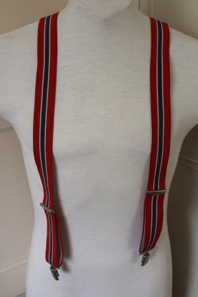 Bretels rood/blauw - nr. 1