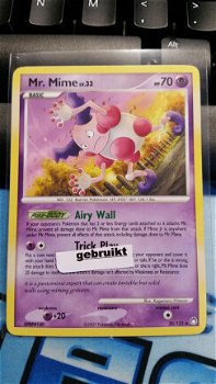 Mr. Mime 30/123 rare DP Mysterious Treasures gebruikt - 1