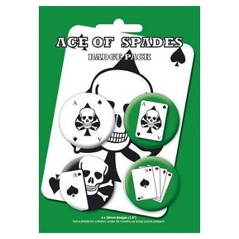 Ace of Spades buttons bij Stichting Superwens! - 1