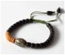 Tibetaanse armband met Dzi kraal en natuurlijke materialen - 1 - Thumbnail