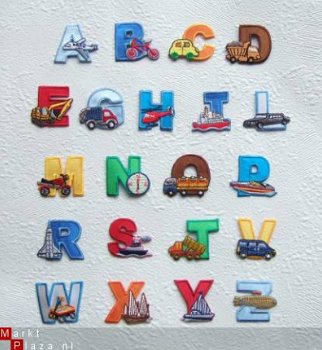 P - Letter strijkapplicatie voor jongen, alfabet ~ 3 cm - 2