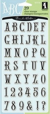 SALE NIEUW clear stempel set Maison Ornate Alphabet van Inkadinkado.