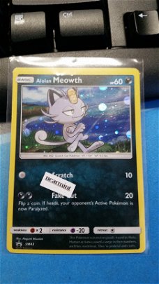 Alolan Meowth SM43 SM Promos nm