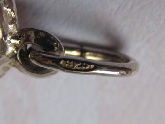 Zilveren kettinghanger bedel dolfijn 1.4x1.9 cm - Afbeelding 3