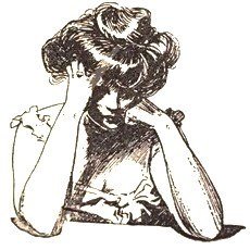 SALE Cling stempel Love Affair Sad Lady van Non Sequitur - 1