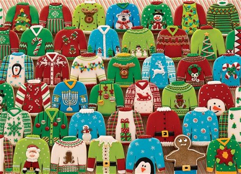 Cobble Hill - Ugly Xmas Sweaters - 1000 Stukjes Nieuw - 1