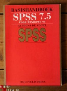 Alphons de Vocht – Basishandboek SPSS 7.5 voor Windows 95