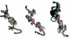 Betaalbare dames armbanden diverse soorten met glaskralen en bedels - 1 - Thumbnail