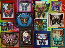 JaCaRou Puzzles - Butterflies - 1000 Stukjes