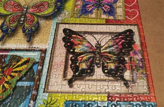 JaCaRou Puzzles - Butterflies - 1000 Stukjes - 3