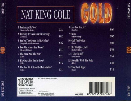Nat King Cole - JAZZ - 2