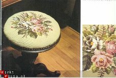 borduurpatroon 1004 rozenborduurwerk voor pianokruk