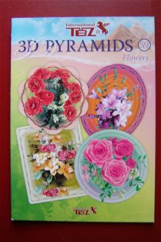 nr.59 TBZ Embroidery Piramide knipboekje [bloemen] - 1