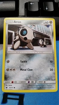 Aron 65/111 Common Sun & Moon Crimson Invasion - 1