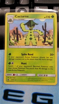 Cacturne 6/111 Rare Sun & Moon Crimson Invasion - 1