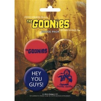 The Goonies buttons bij Stichting Superwens! - 1