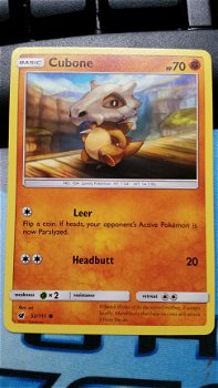 Cubone 52/111 Common Sun & Moon Crimson Invasion - 1