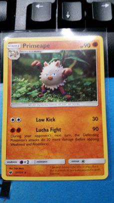 Primeape  51/111  Rare Sun & Moon Crimson Invasion