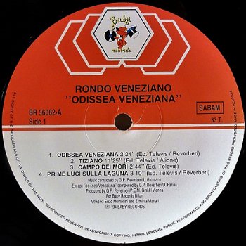 LP - Rondo Veneziano - OdisseaVeneziana - 2