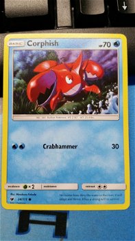 Corphish 24/111 Common Sun & Moon Crimson Invasion - 1