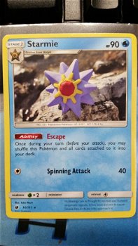 Starmie 16/111 Rare Sun & Moon Crimson Invasion - 1