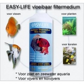 Easy-250: Easy Life Vloeibaar Filtermedium (vfm) 250ml - 5