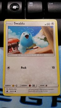 Swablu 79/111 Common Sun & Moon Crimson Invasion - 1