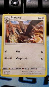 Staravia 82/111 Uncommon Sun & Moon Crimson Invasion - 1