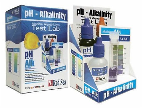 RED-21455: Red Sea PH / Alkalinity Test Kit - 4