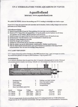 UV-100326: Aquaholland UV TL Buis 20w - 2