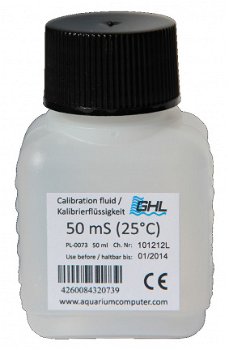 PL-0073: GHL Calibratie Conductivity 50mS - 1