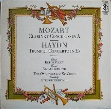 LP - Mozart Clarinet Concerto - Haydn Trumpet Concerto - Keith Puddy, Elgar Howarth