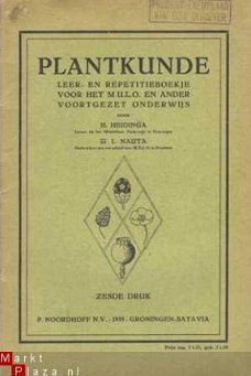 Plantkunde. Leer- en repetitieboekje voor het M.U.L.O. en an