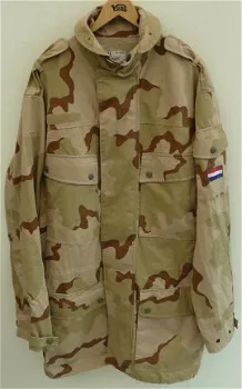 Jas, Parka, Buiten, Gevechts, KL, M93, Desert Camouflage, maat: 8000/0510, 1992.(Nr.1) - 0