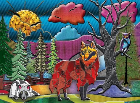 JaCaRou Puzzles - Wolves - 1000 Stukjes - 1