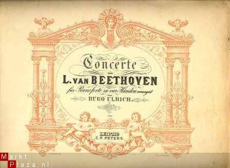Concerte von L. van Beethoven f�r Pianoforte zu vier H�nden - 1