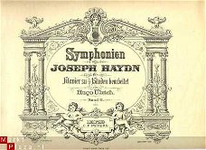 Symphonien von Joseph Haydn f�r Klavier zu 4 H�nden bearbeit