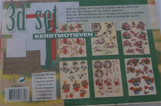 KNIPVELLEN SET --- KERSTMOTIEVEN --- 4.996.902 - 2