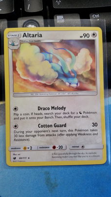 Altaria  80/111 Rare Sun & Moon Crimson Invasion