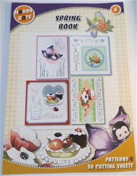 HOBBYDOTS 3D BOEK --- Nr. 6 --- SPRING / LENTE - 1