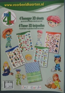 F&F CARDS boek --- S4-3014 --- TIENER