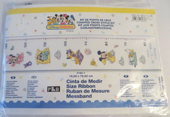 BORDUREN --- BORDUUR PAKKET --- DISNEY GROEIMETER --- Nr. 4780 - nr. 1